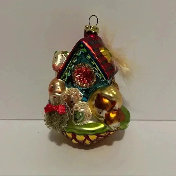 Carlton Cards Noah’s Ark Mercury Glass Ornament - Picture 3 of 6